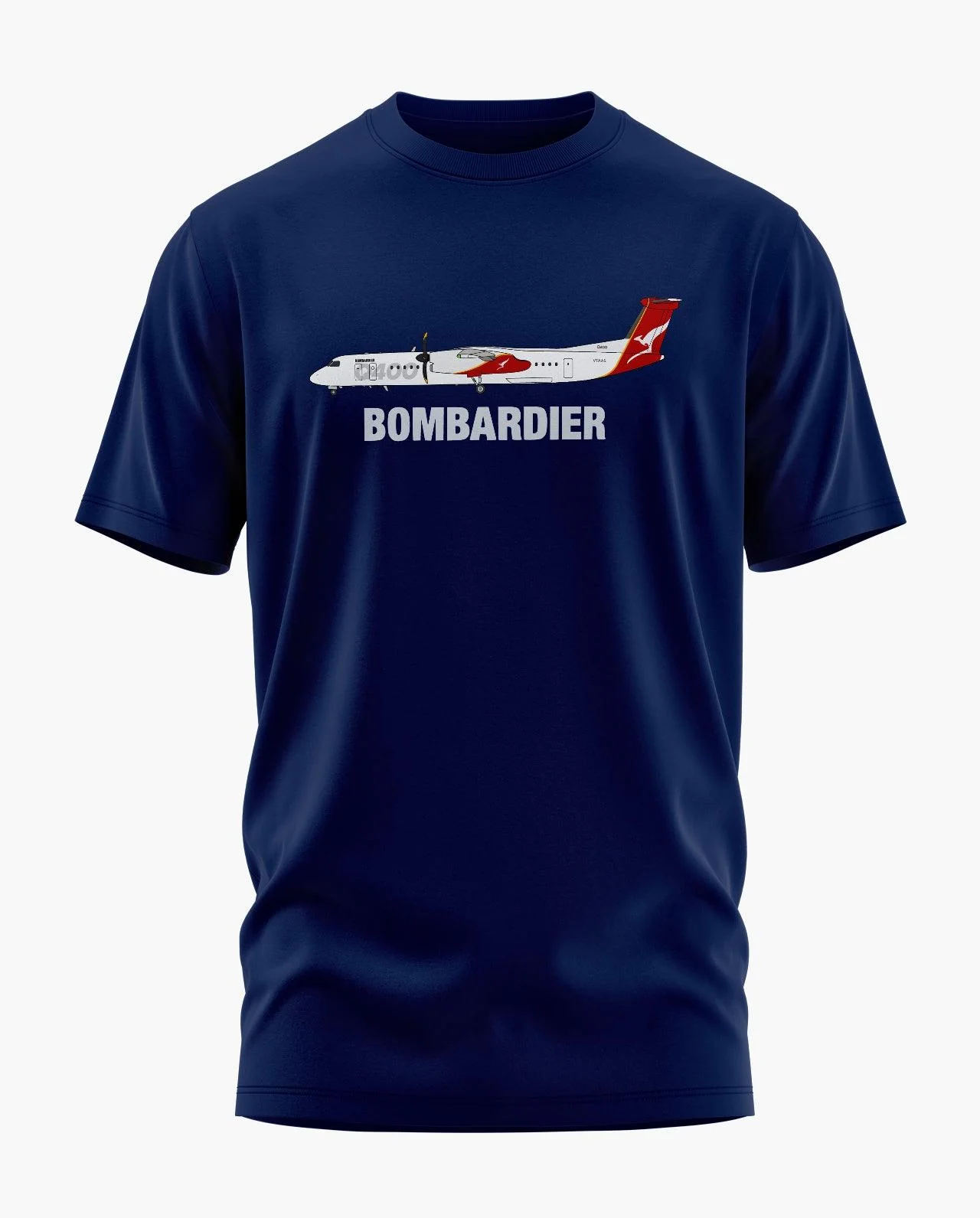 Bombardier Q400 Signature LuxeSoft Cotton T-Shirt - Image 4