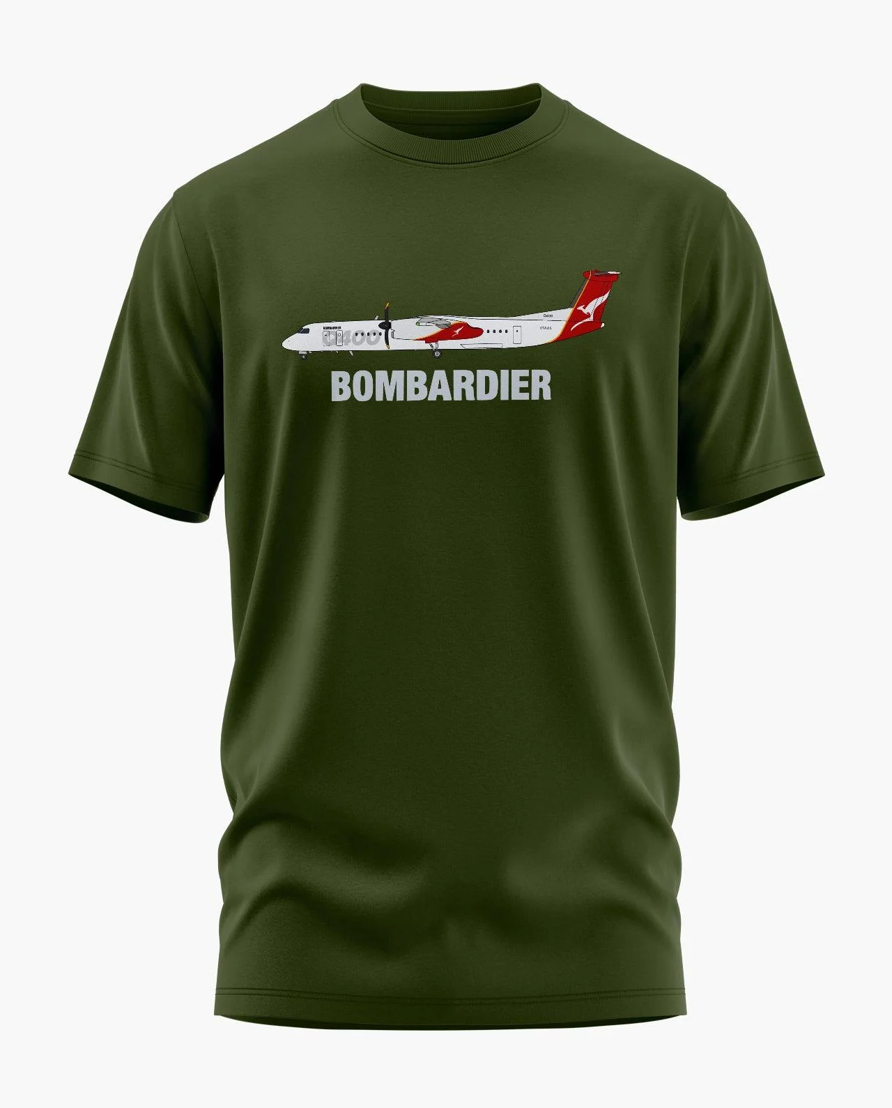 Bombardier Q400 Signature LuxeSoft Cotton T-Shirt - Image 5