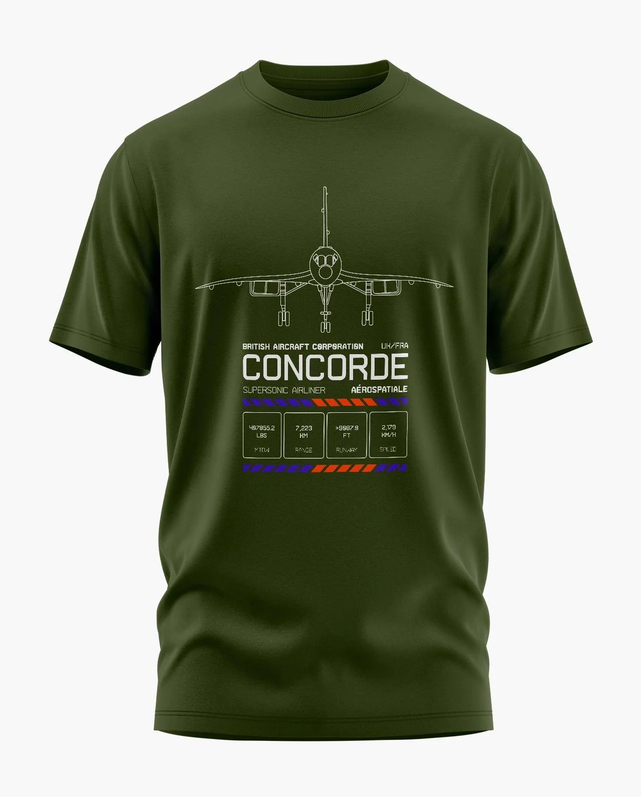 Concorde Blueprint Signature LuxeSoft Cotton T-Shirt - Image 3