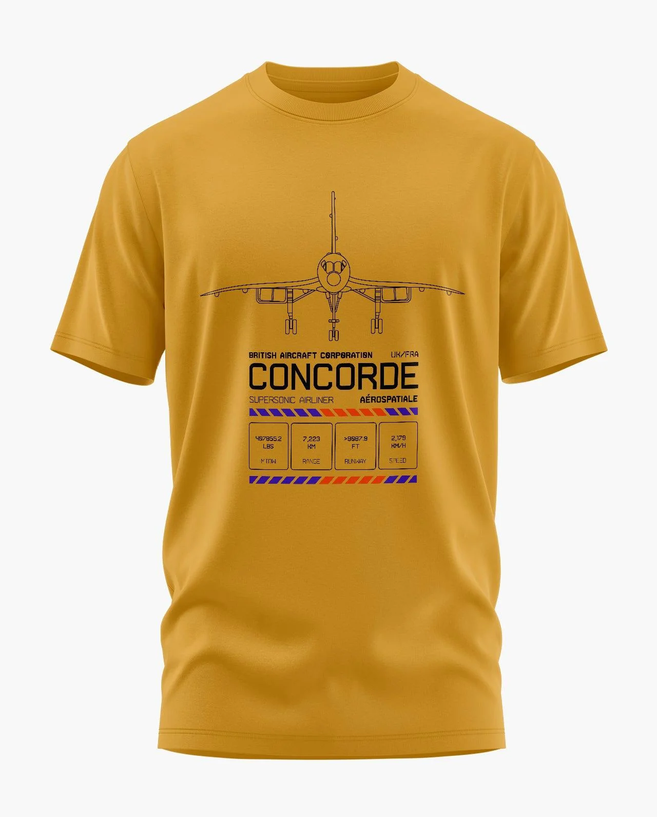 Concorde Blueprint Signature LuxeSoft Cotton T-Shirt - Image 4