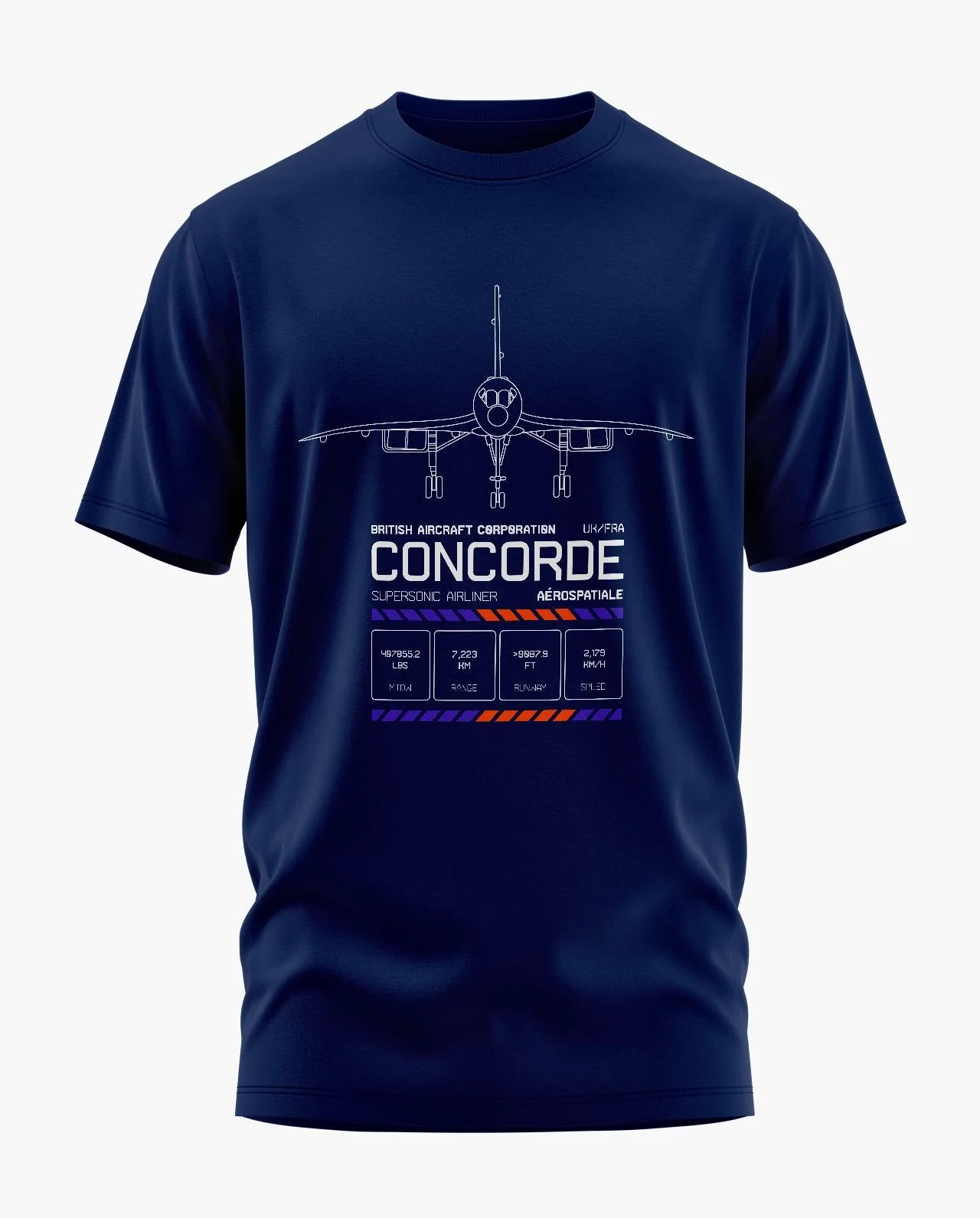 Concorde Blueprint Signature LuxeSoft Cotton T-Shirt - Image 5