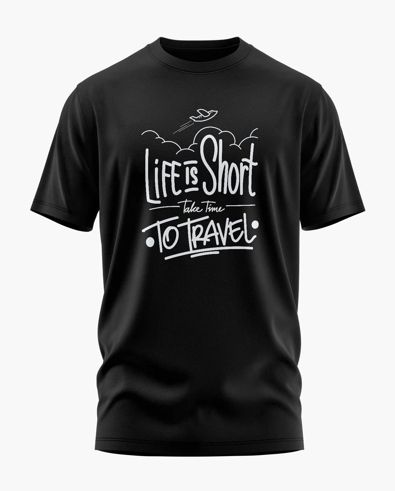 Life Is Short Signature LuxeSoft Cotton T-Shirt - Image 3