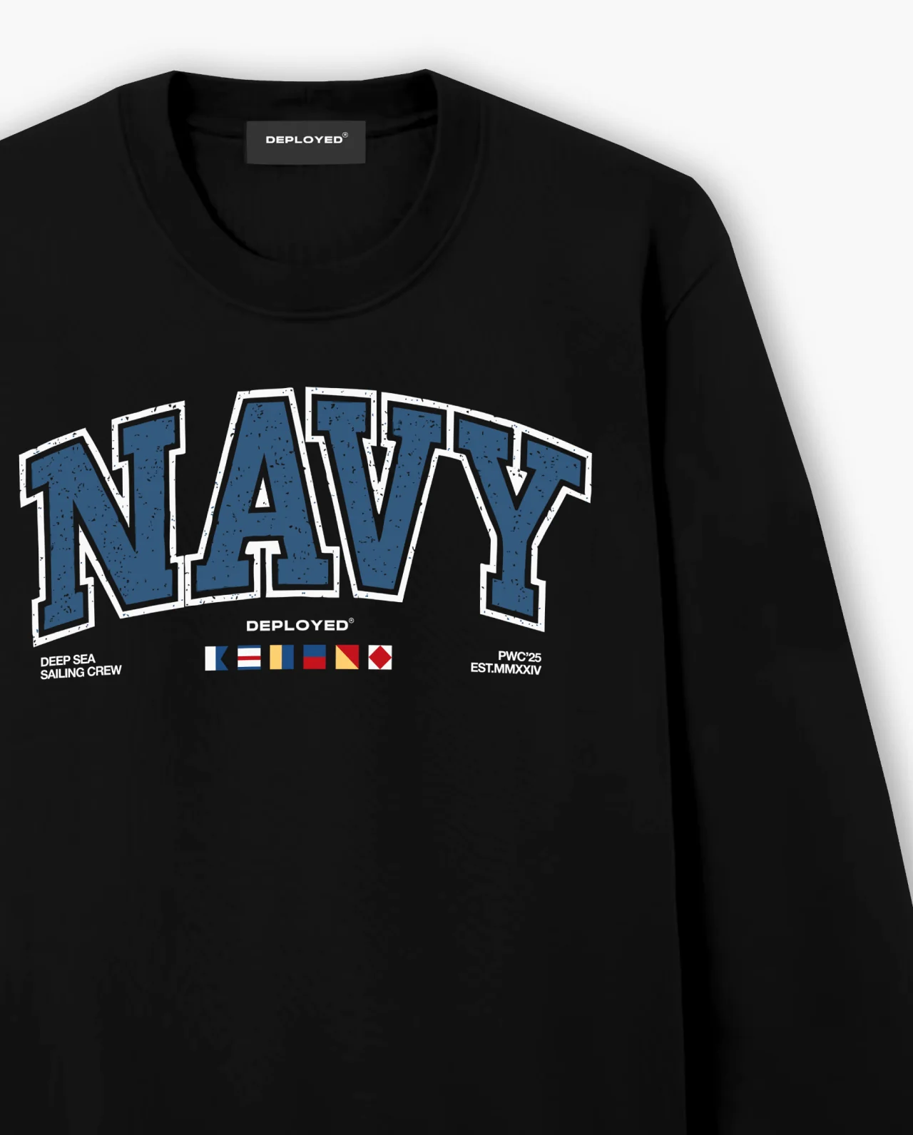 Navy Deployed Lightweight Premium Sweatshirt - Image 3
