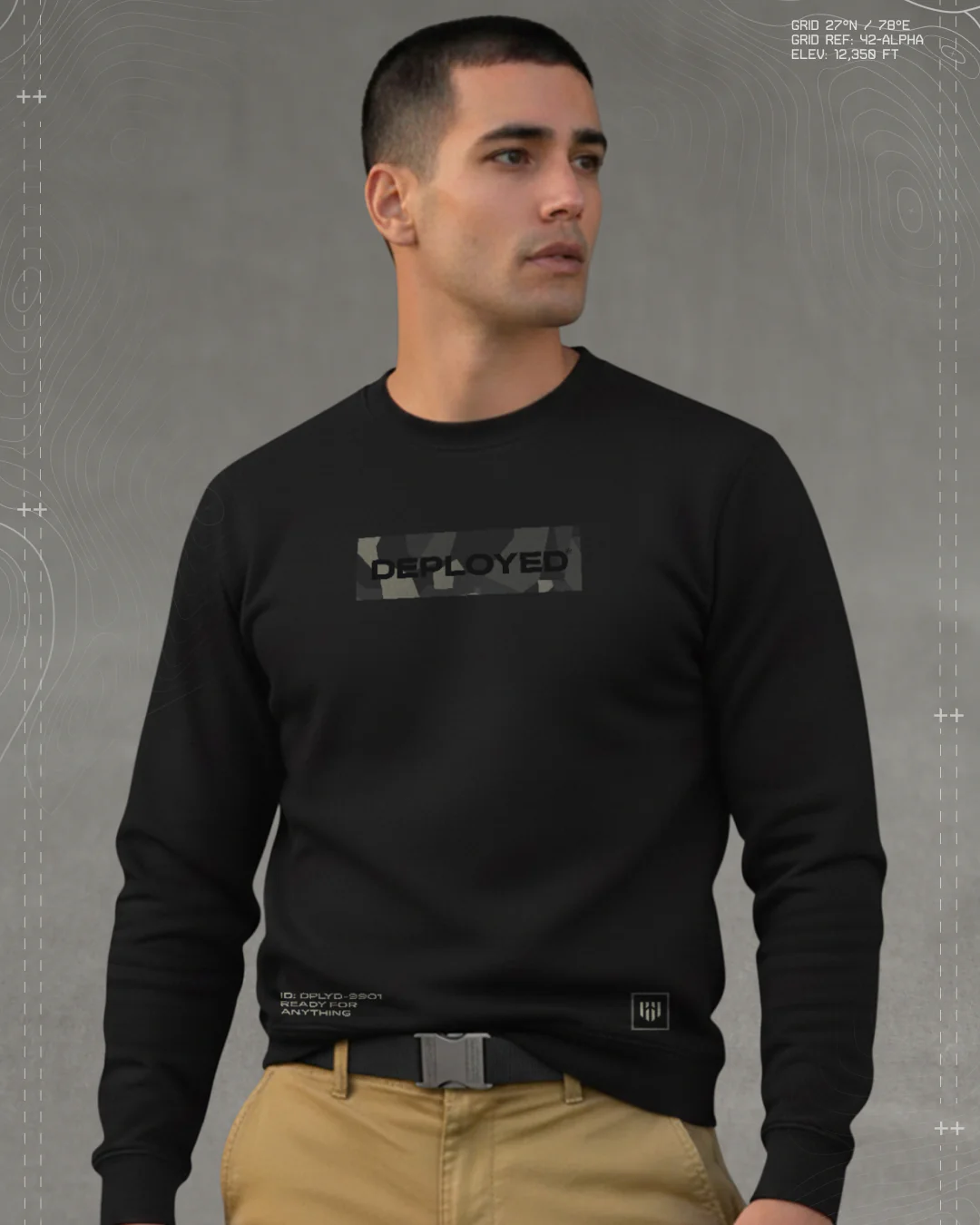 SR Camo 001 Lightweight Premium Sweatshirt - Image 3